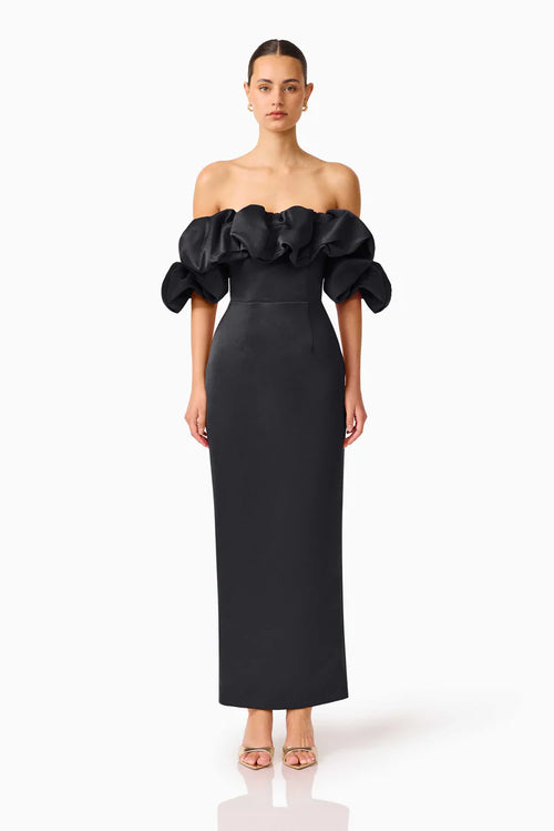Lucetta Off Shoulder Column Gown