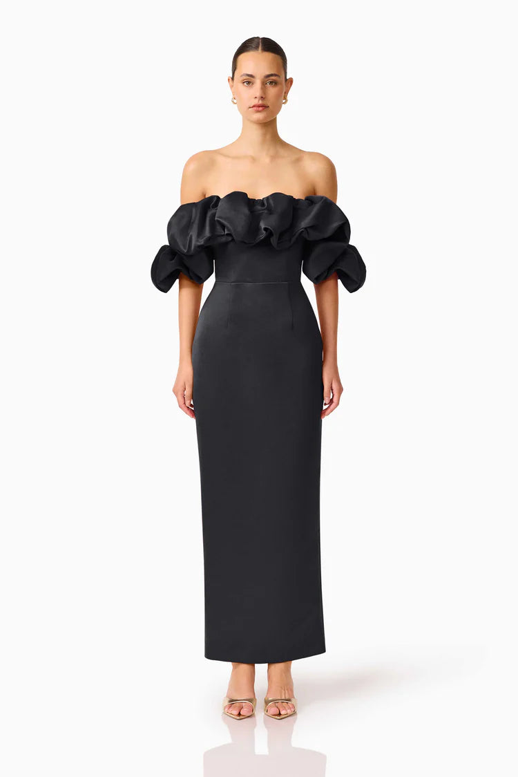 Lucetta Off Shoulder Column Gown