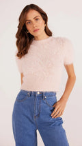 Millie Fluffy Knit Tee