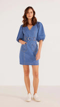 Peyon Denim Mini Dress