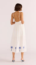 Isadora Embroidered Midi Dress