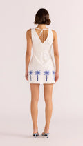 Isadora Embroidered Mini Dress