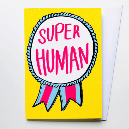 Super Human Ribbon - Greeting Card