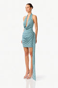 Orel Cowl Neck Mini Dress