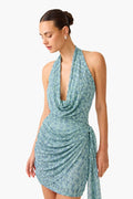 Orel Cowl Neck Mini Dress