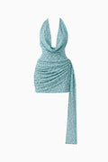 Orel Cowl Neck Mini Dress