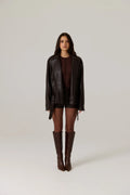Berkley Vegan Leather Biker Jacket
