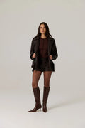Berkley Vegan Leather Biker Jacket