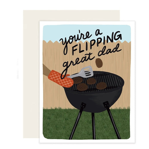 Flipping Great Dad - Greeting Card