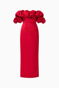 Lucetta Off Shoulder Column Gown