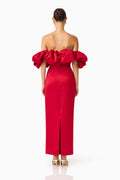 Lucetta Off Shoulder Column Gown