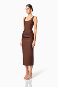 Floriana Sleeveless Column Dress