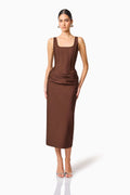 Floriana Sleeveless Column Dress