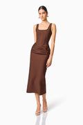 Floriana Sleeveless Column Dress