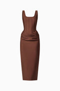 Floriana Sleeveless Column Dress