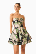 Florayne Strapless Mini Dress