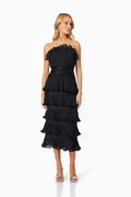 Maya Pleated Midi Dress