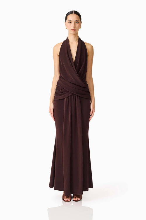 Simone Cowl Neck Gown
