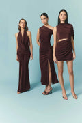 Simone Cowl Neck Gown