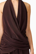 Simone Cowl Neck Gown