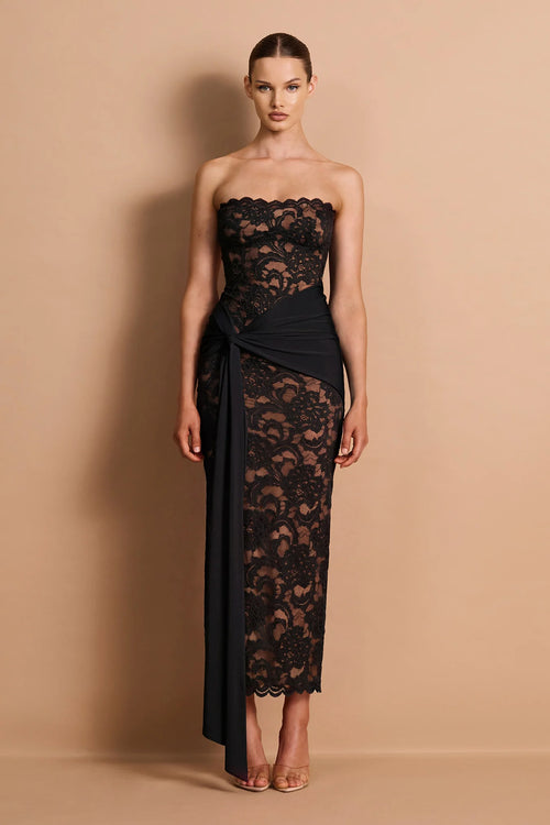 Ever After Strapless Midi