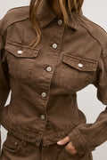 Violet Denim Jacket