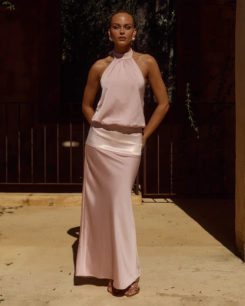 Liliette Halter Maxi Dress