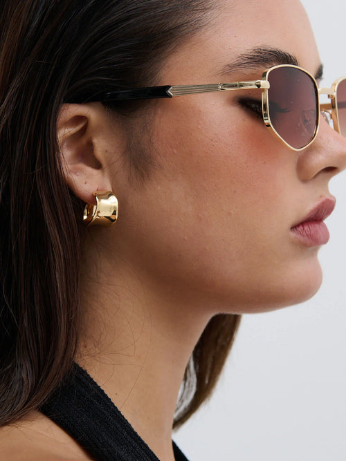 Edie Flat Hoops