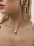 Droplet Sterling Silver Necklace