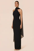 Martini High Neck Gown