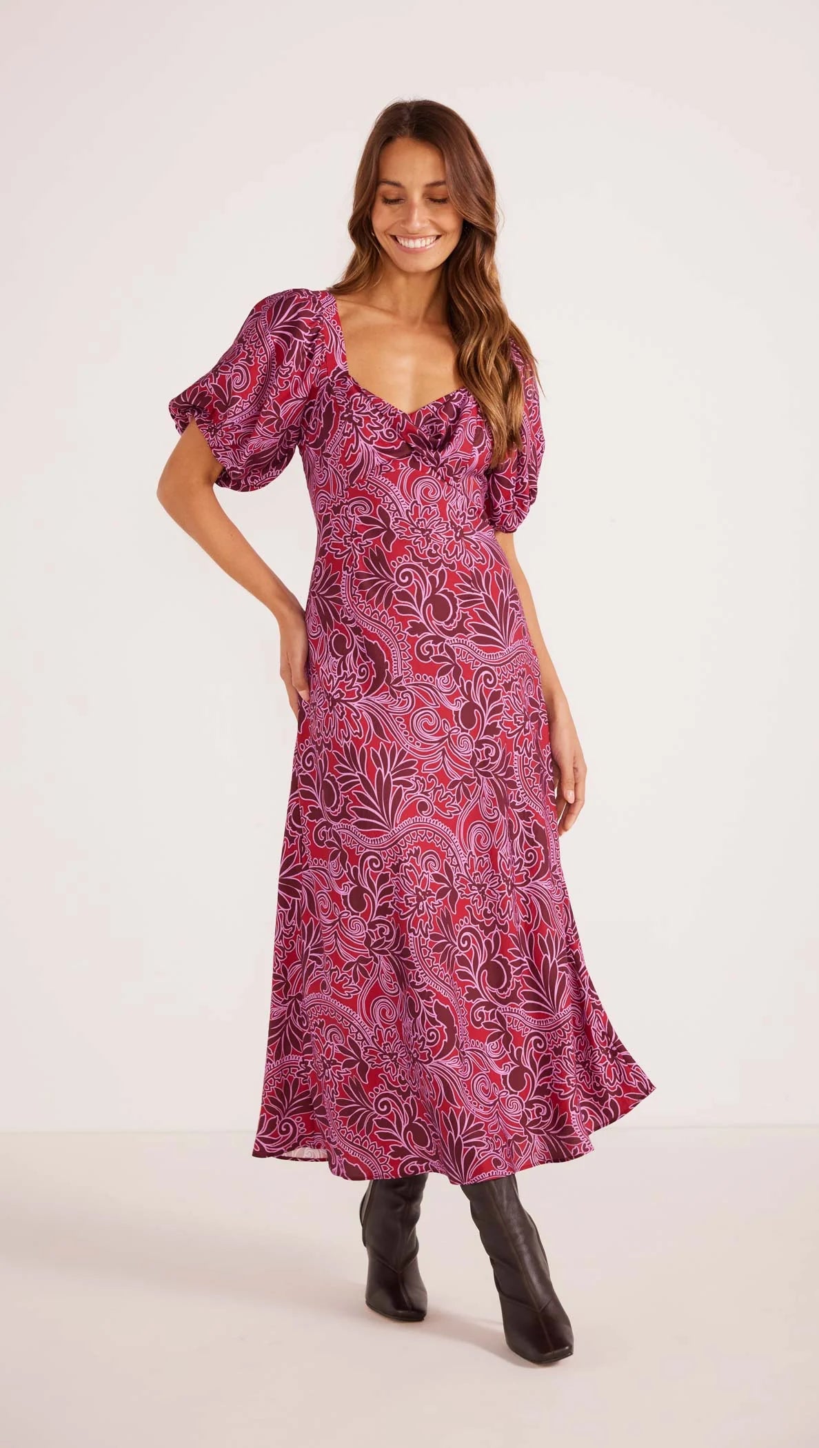 intrigue midi dress Johanna Ortiz Offical Palace Intrigue Dress