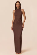 Petra High-Neck Maxi