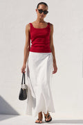 Sail Wrap Maxi Skirt