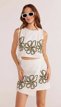 Kimika Embroidered Tank