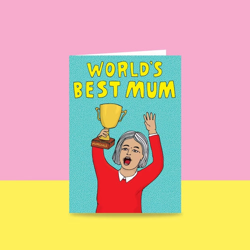 World's Best Mum - Greeting Card