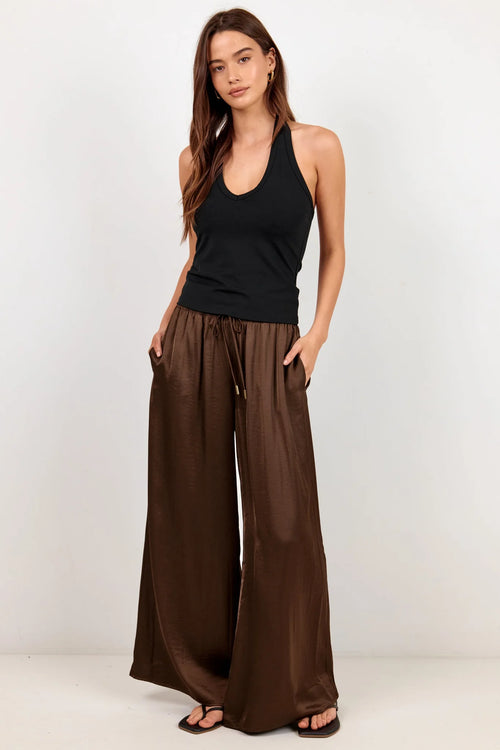 Canyon Satin Wide Leg Pants