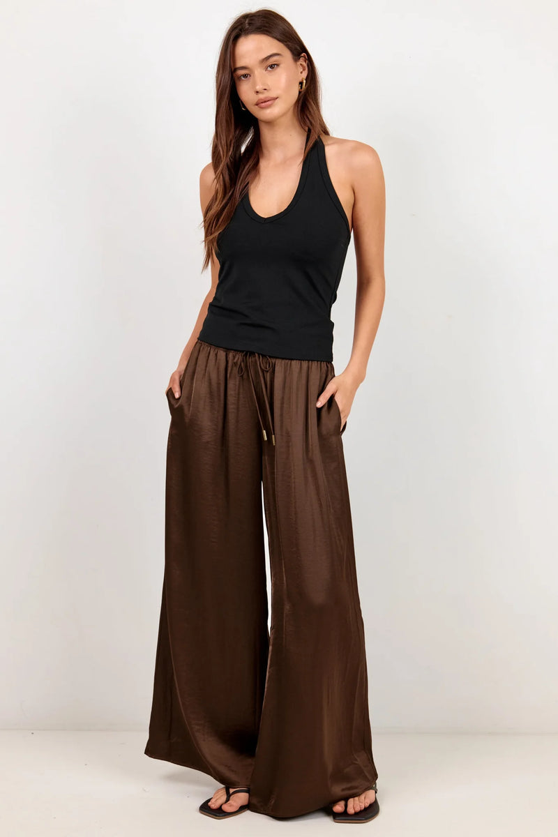 Canyon Satin Wide Leg Pants