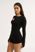Neve Cutout Long Sleeve Top