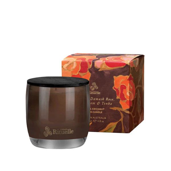 Mimosa, Damask Rose, Cardamom & Tonka Scented Soy Candle