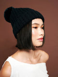 Claire Pom Pom Knit Beanie