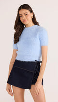 Clover Fluffy Knit Tee
