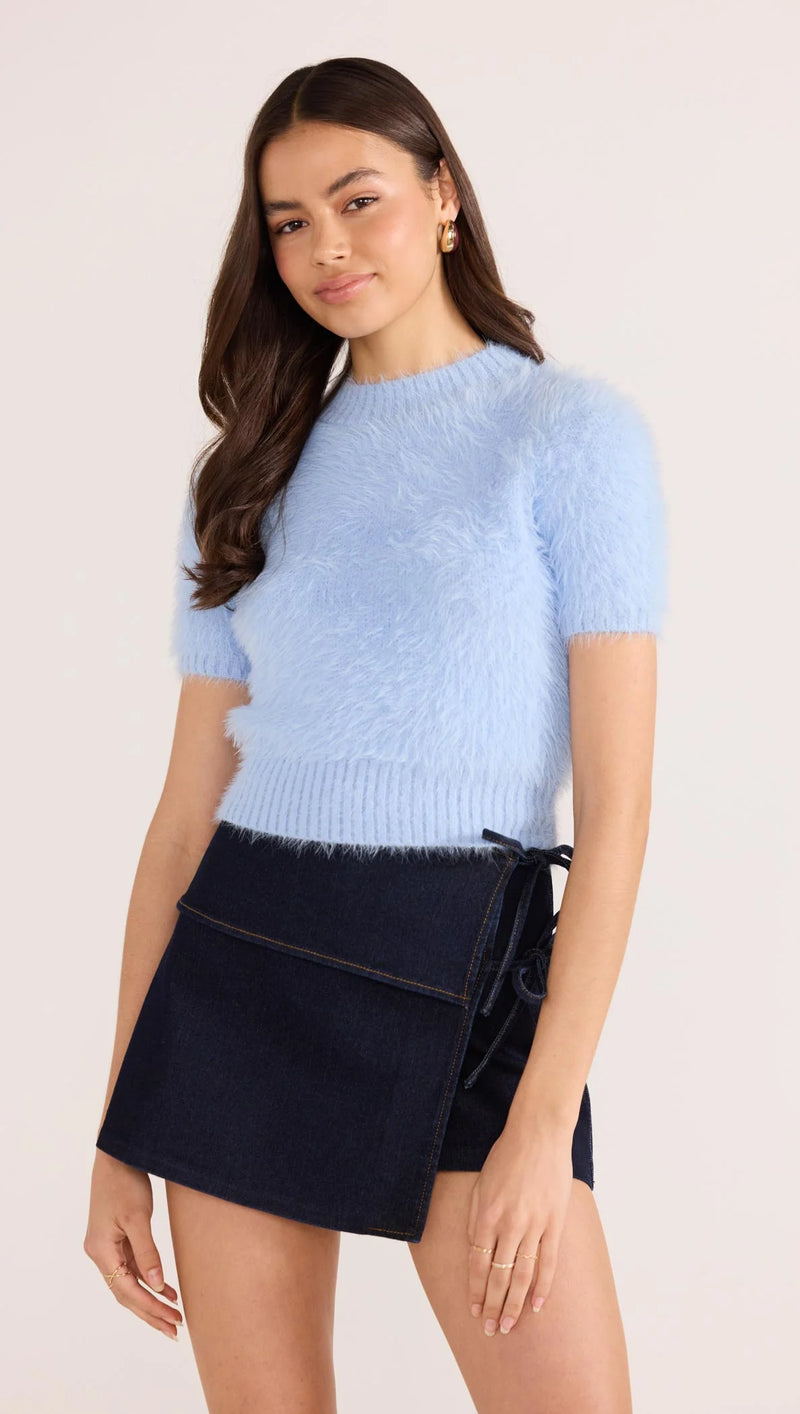 Clover Fluffy Knit Tee
