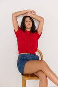 Nora Denim Mini Skirt