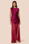 Demi Satin Maxi