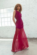 Demi Satin Maxi