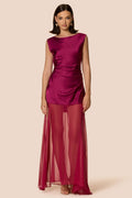Demi Satin Maxi