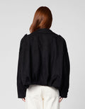 Faux Suede Bomber