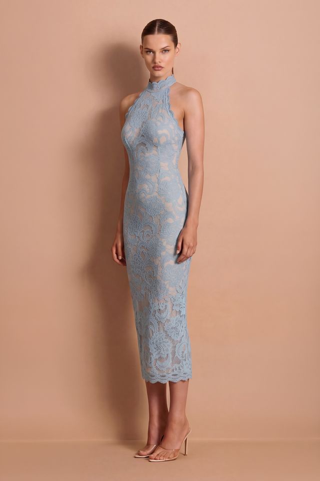 Alessia High Neck Midi