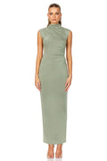 Olivia High Neck Midi