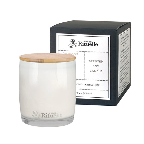 Mandarin Blossom Scented Soy Candle￼
